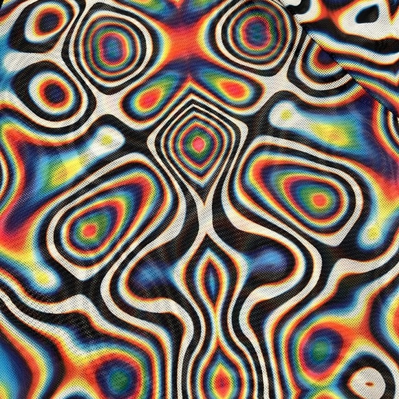 Shein / Longline Kimono / Geometric Patterned / Colorful - Picture 2 of 12